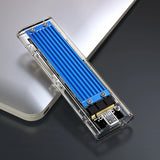 Orico TCM2-C3 M.2 NVME til USB-C 10Gb/s Disk Drive - Blå