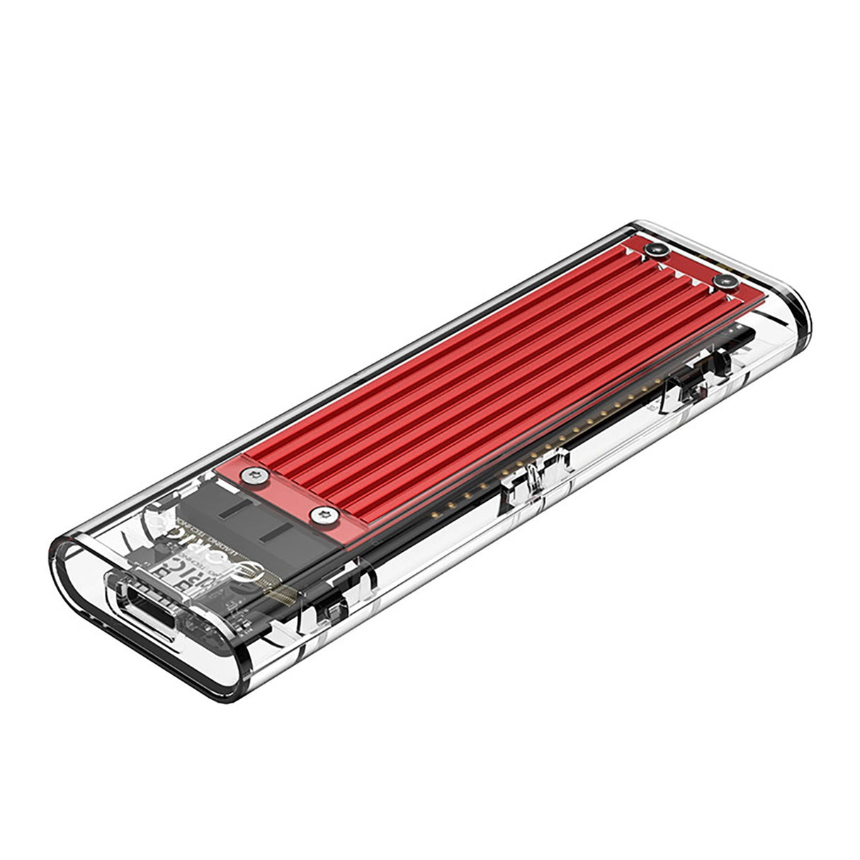 Orico TCM2-C3 M.2 NVME til USB-C 10Gb/s Disk Drive - Rød