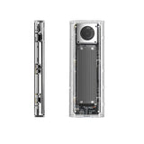 Orico TCM2-G20 M.2 NVME USB-C 3.2 20Gb/s Disk Drive - Silver/Transparent