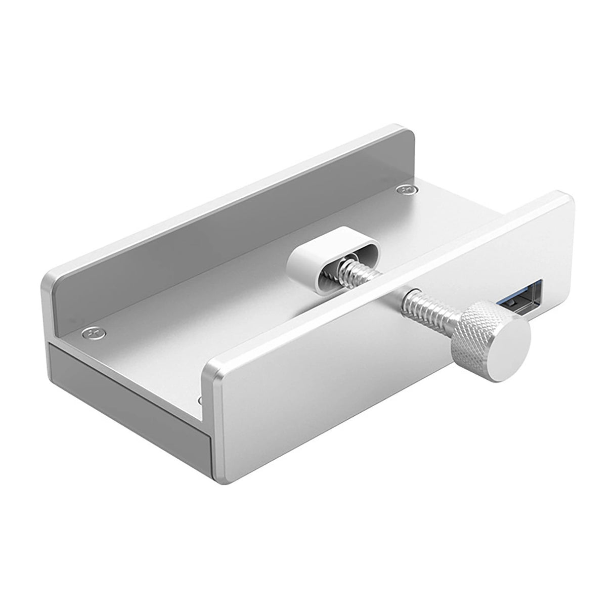 Orico MH4PU Hub Clamp-Mounted 4x USB-A 3.0 - Sølv