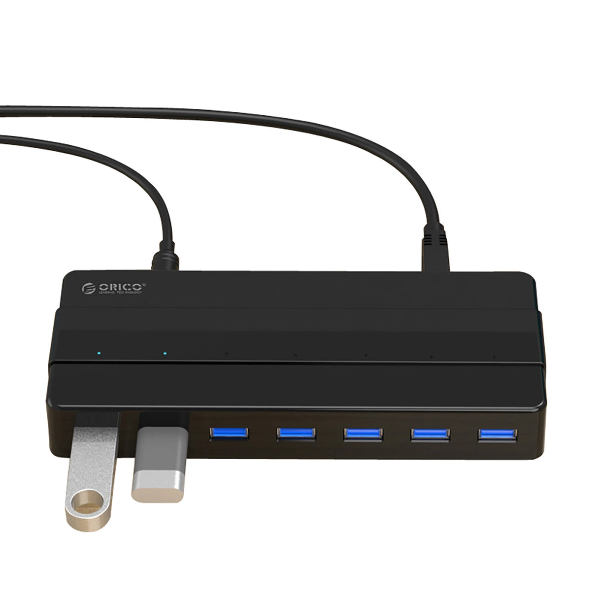 Hub Orico H7928-U3-V1 7x USB-A 3.0 - sort
