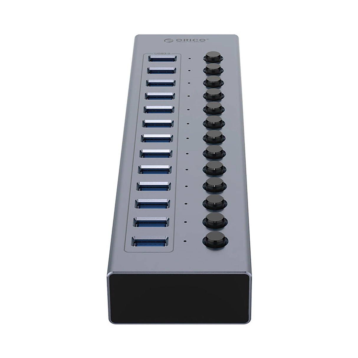 Orico BT2U3-13AB Hub 13x USB-A 3.0 med stik - grå