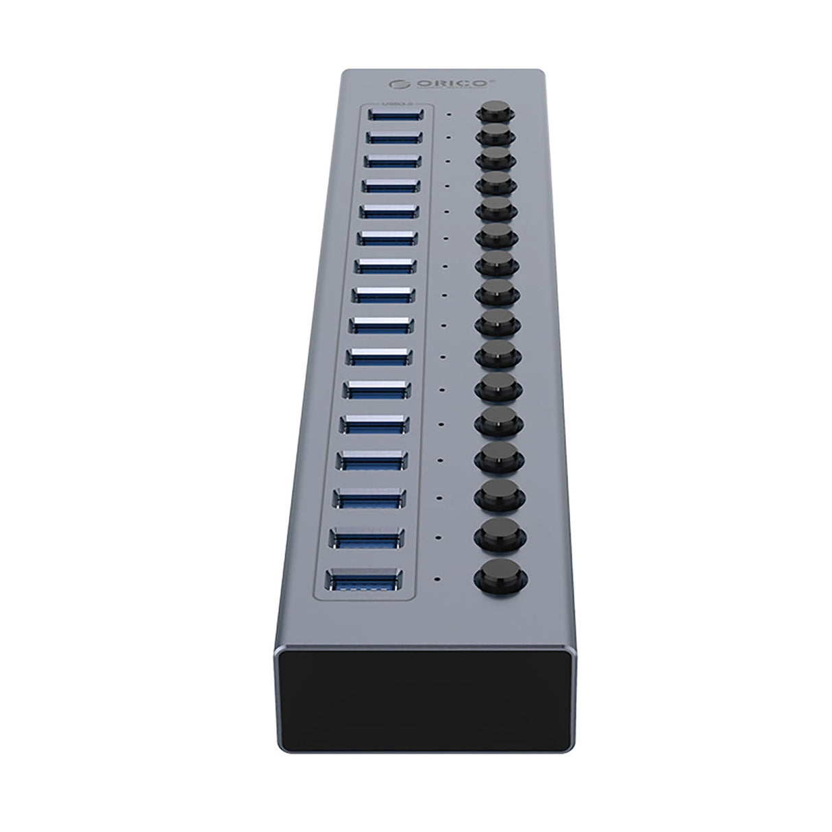 Orico BT2U3-16AB Hub 16x USB-A 3.0 med stik - grå