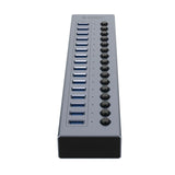 Orico BT2U3-16AB Hub 16x USB-A 3.0 med stik - grå