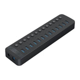 Orico CT2U3-13AB 13x USB-A 3.0 Hub med Switches - sort