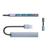 Orico AH-A13 USB-A Hub Docking Station 1x USB-A 3.0 + 3x USB-A 2.0 - Gray