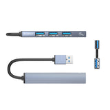 Orico AH-A13 USB-A Hub Docking Station 1x USB-A 3.0 + 3x USB-A 2.0 - Grå
