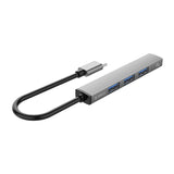 Orico AH-13 USB-C Hub Docking Station 1x USB-A 3.0 + 3x USB-A 2.0 - Grå