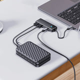 Hub USB-C Orico PAPW2AC-C3 docking station 2x USB-A 3.0 + 2x USB-C 3.0 - sort