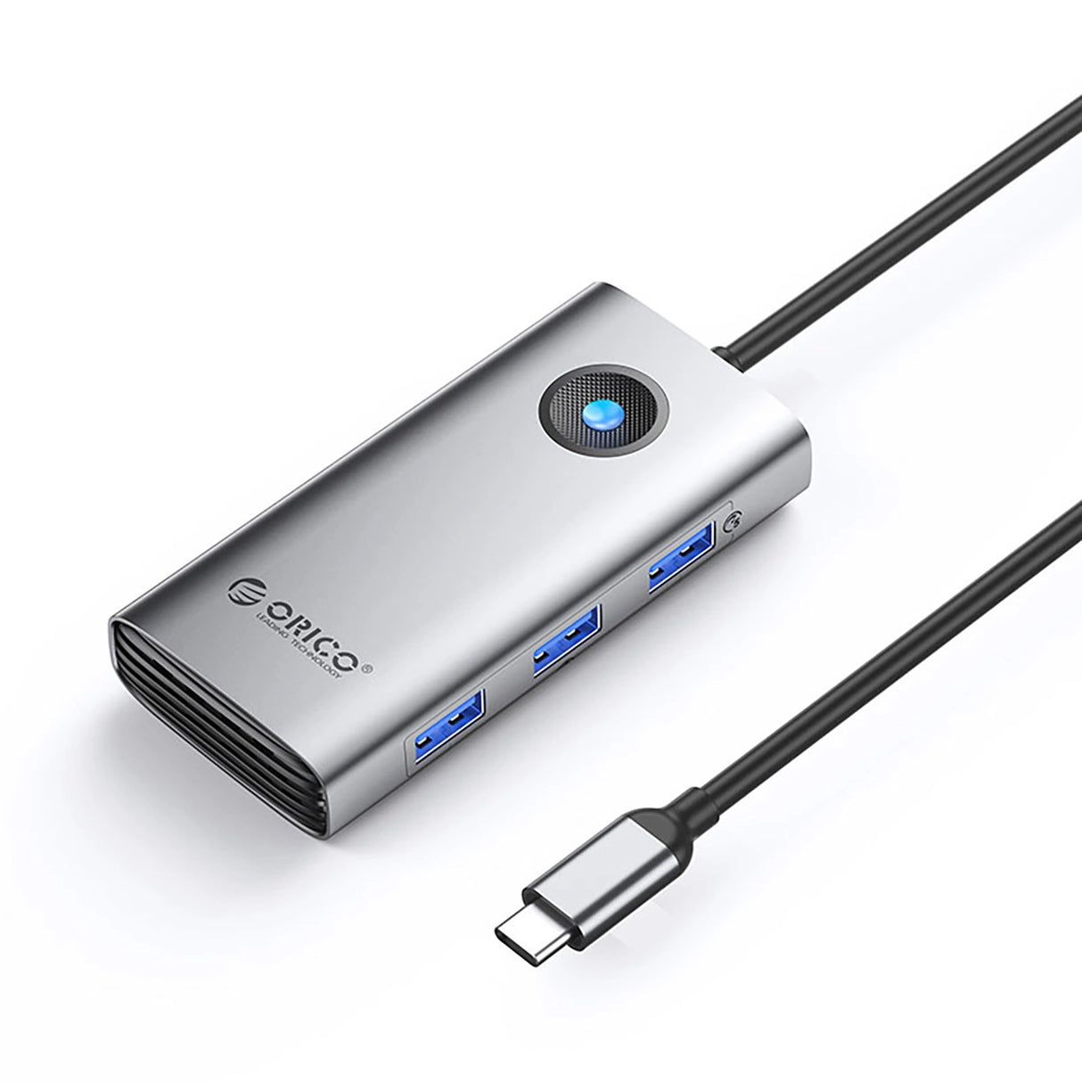 Orico PW11-6P USB-C Hub Docking Station 3x USB-A 3.0 + 1x USB-C 2.0 + 1x HDMI - Grå