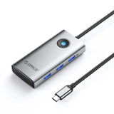 Orico PW11-6P USB-C Hub Docking Station 3x USB-A 3.0 + 1x USB-C 2.0 + 1x HDMI - Grå