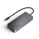 Orico OM28PR-G2 USB-C Docking Station med M.2 Drive Slot + 1 x USB-A 3.2 + 1x USB-C 3.2 + 2x USB-A 2.0 + 1x HDMI + 1x Ethernet - sort