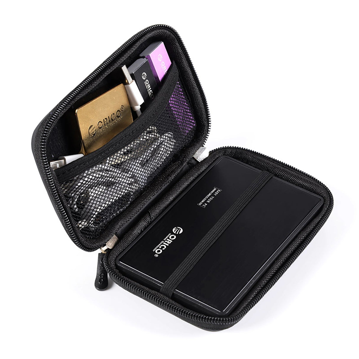 Orico PHL-25 beskyttelses etui til en 2,5" bærbar drev - sort
