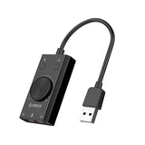 Orico SC2 eksternt multifunktions lydkort med USB-A - sort