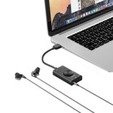 Orico SC2 eksternt multifunktions lydkort med USB-A - sort