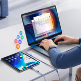 Orico CDX 60W 3A Power Delivery USB-C - USB-C 1m Cable - Purple