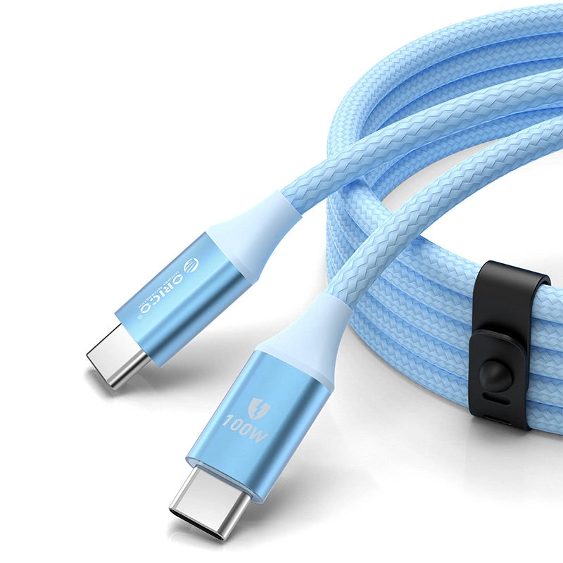 Orico CDX 100W 5A Power Delivery USB-C - USB-C kabel 1m - blå
