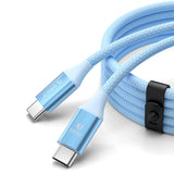 Orico CDX 100W 5A Power Delivery USB-C - USB-C kabel 1m - blå