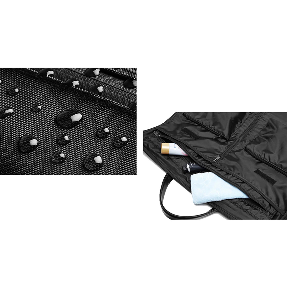 Wozinsky Premium Suit Travel Bag med våd lomme (45L) - sort