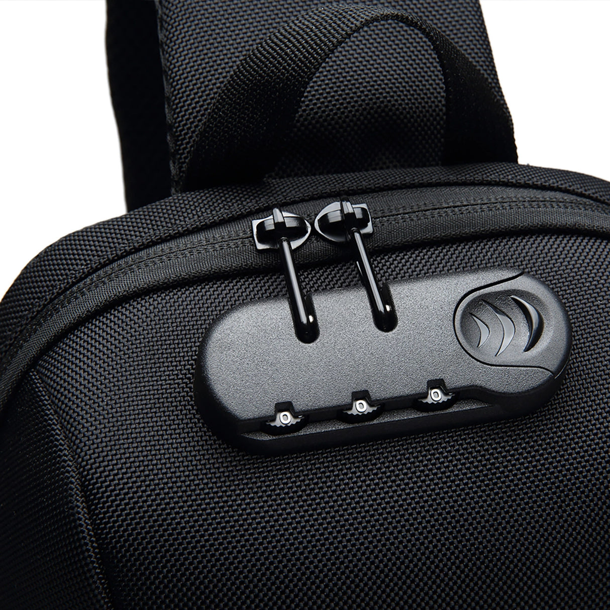 Wozinsky Premium Single Shoulder Anti-Theft City Backpack med organisator og USB - sort