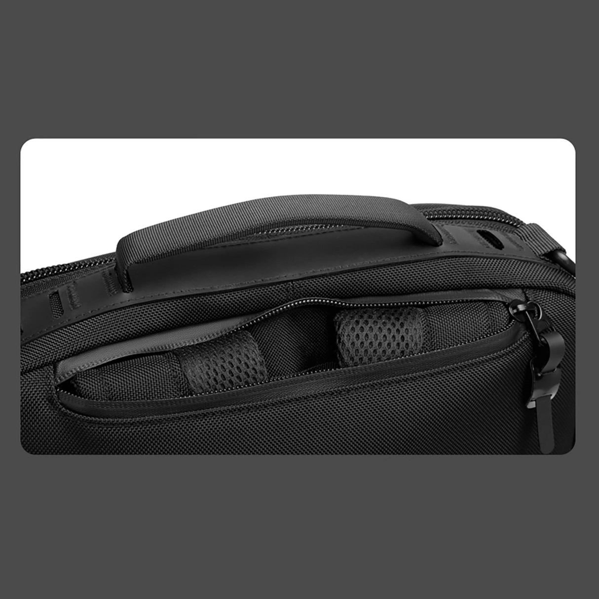 Wozinsky Premium 15.6 Laptop rygsæk/taske med rem - sort