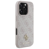Guess Small Classic MagSafe iPhone 16 Pro Case - Pink