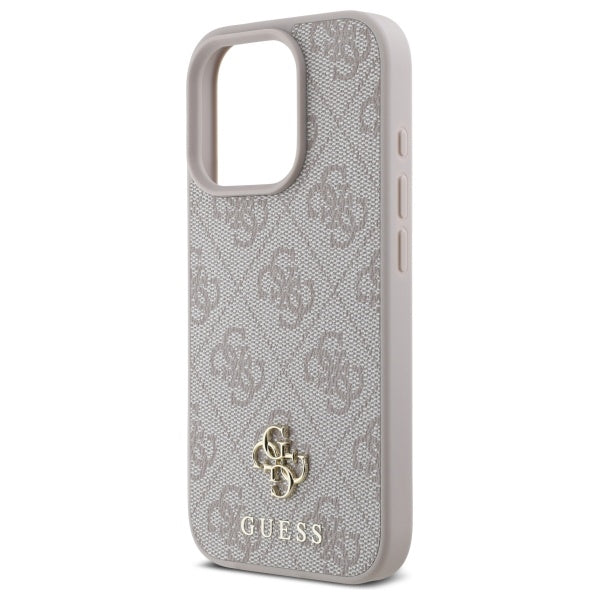 Guess Small Classic MagSafe iPhone 16 Pro Case - Pink