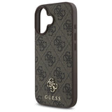 Guess 4G Small Classic MagSafe iPhone 16 Case - Brunt