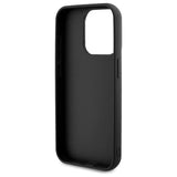 Karl Lagerfeld 3D Rubber Signature Case for iPhone 15 Pro - Black