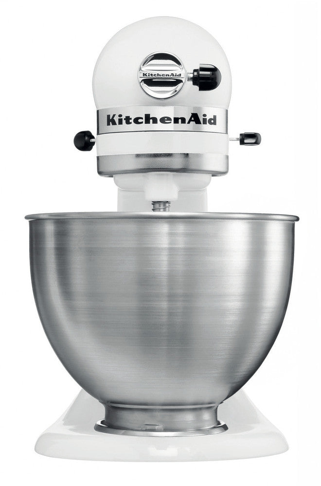 KitchenAid 5K45SSEWH Bordmixer 275 W Metallic, Hvid