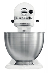 KitchenAid 5K45SSEWH Bordmixer 275 W Metallic, Hvid