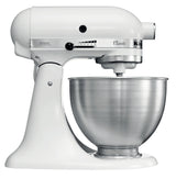KitchenAid 5K45SSEWH Bordmixer 275 W Metallic, Hvid