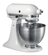 KitchenAid 5K45SSEWH Bordmixer 275 W Metallic, Hvid