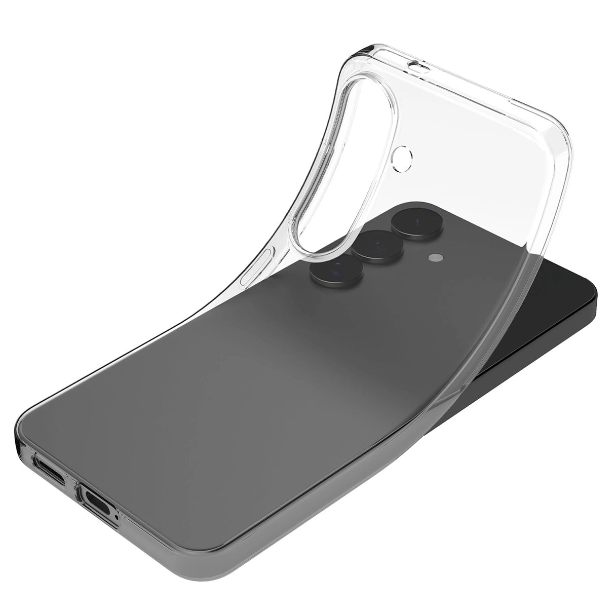 Silicone Case Puro 03 Nude til Samsung Galaxy S25+ - Gennemsigtig