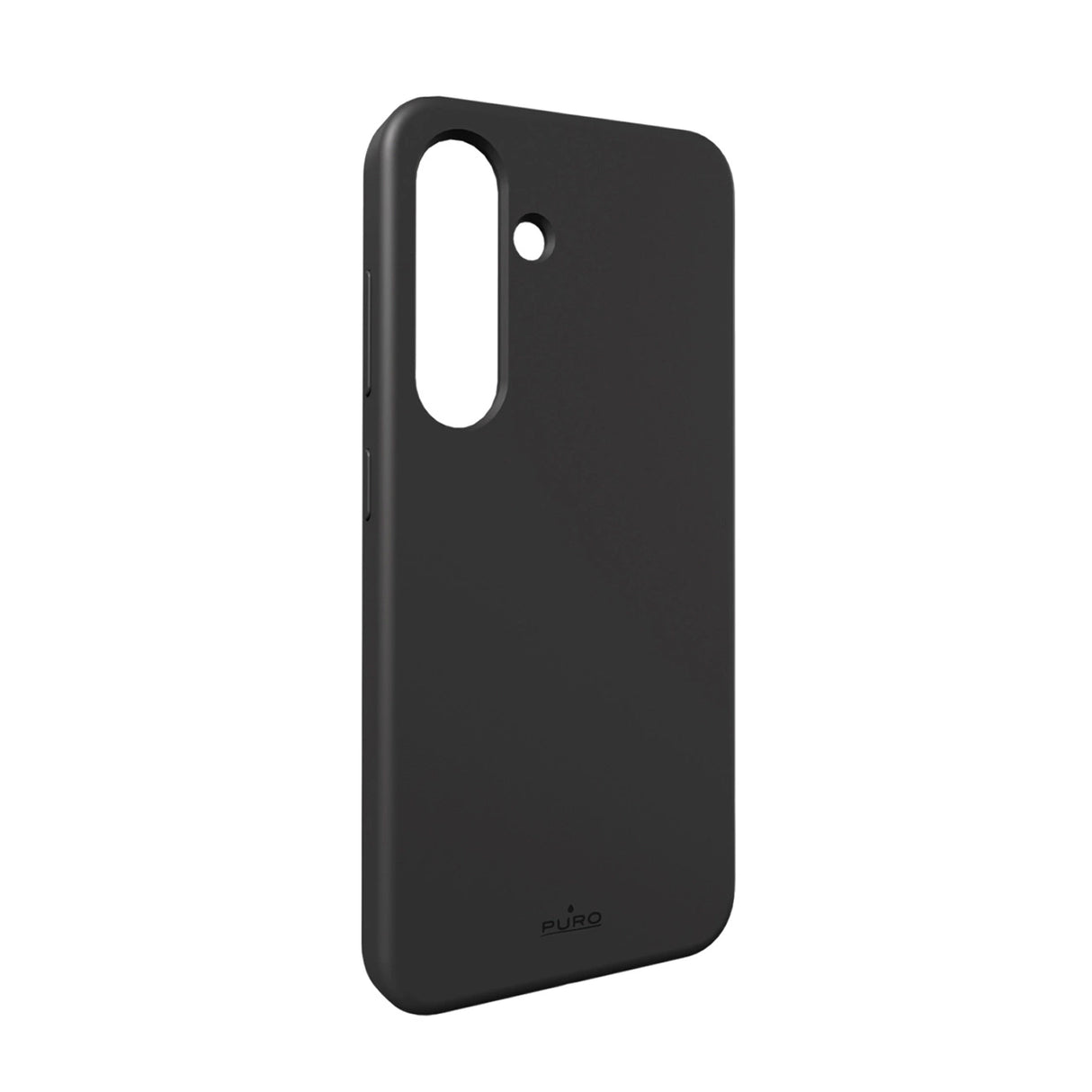 Puro Icon Silicone Case til Samsung Galaxy S25 - sort