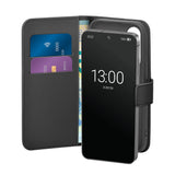 Puro Booklet Case med Flip og Wallet til Samsung Galaxy S25 - sort