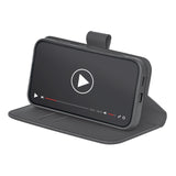 Puro Booklet Case med Flip og Wallet til Samsung Galaxy S25 - sort