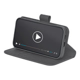 Puro Booklet Case med Flip og Wallet til Samsung Galaxy S25+ - sort