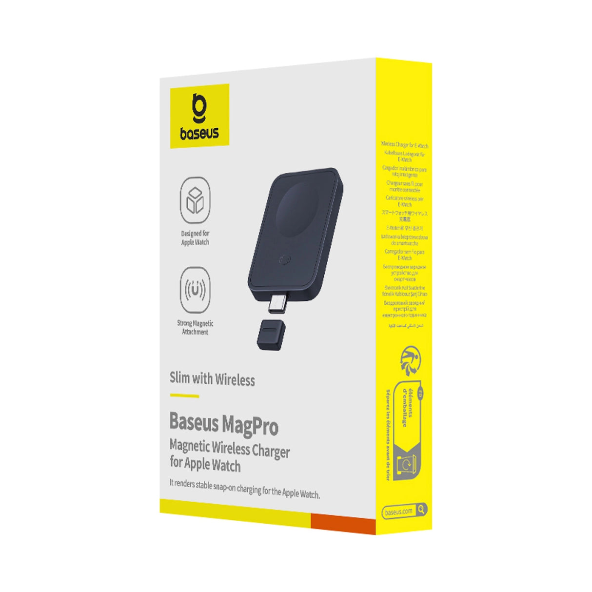 Baseus MagPro 2,5 W Magnetisk Induktiv Ladning til Apple Watch - sort