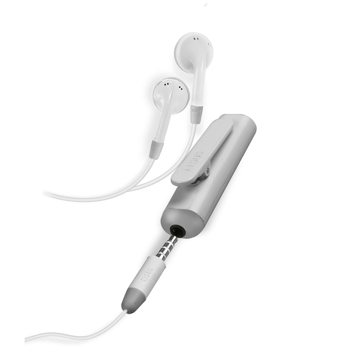 Bluetooth-adapter SBS TEBTRECEIVERW trådløs modtager med stereosæt - grå
