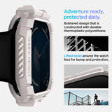 Spigen Rugged Armor Strap til Apple Watch 10 46mm - Beige
