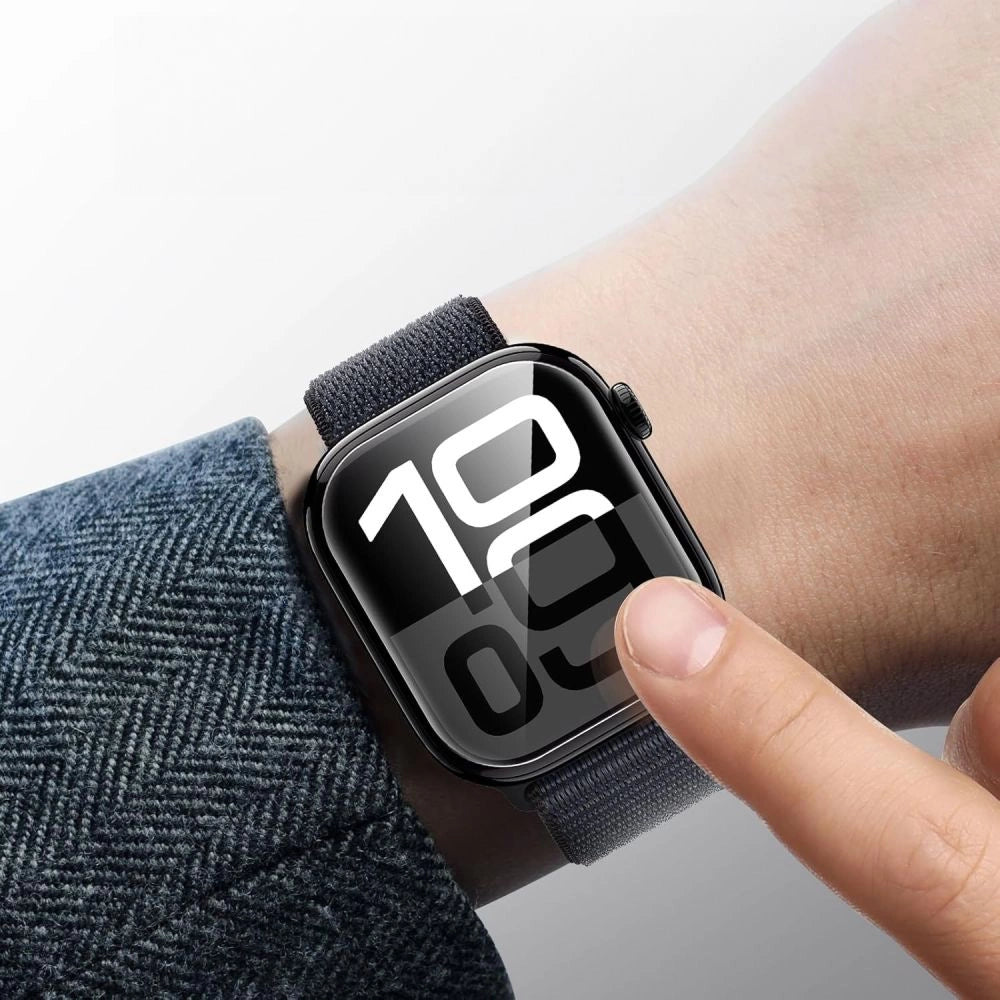Tech-Protect Supreme Hydrogel Film Set 2-pakning til Apple Watch 10 42 mm - gennemsigtig