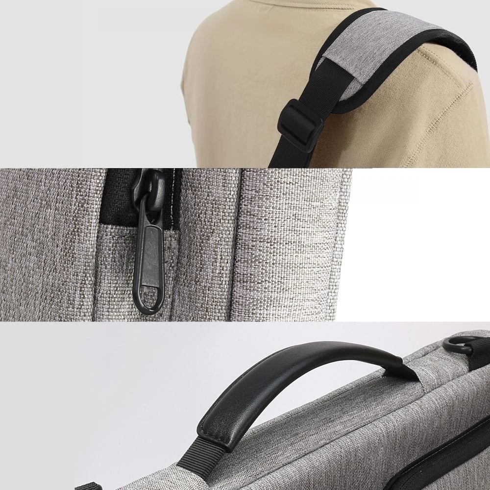 15-16 Tech-Protect Defender Bag Laptop Bag - grå