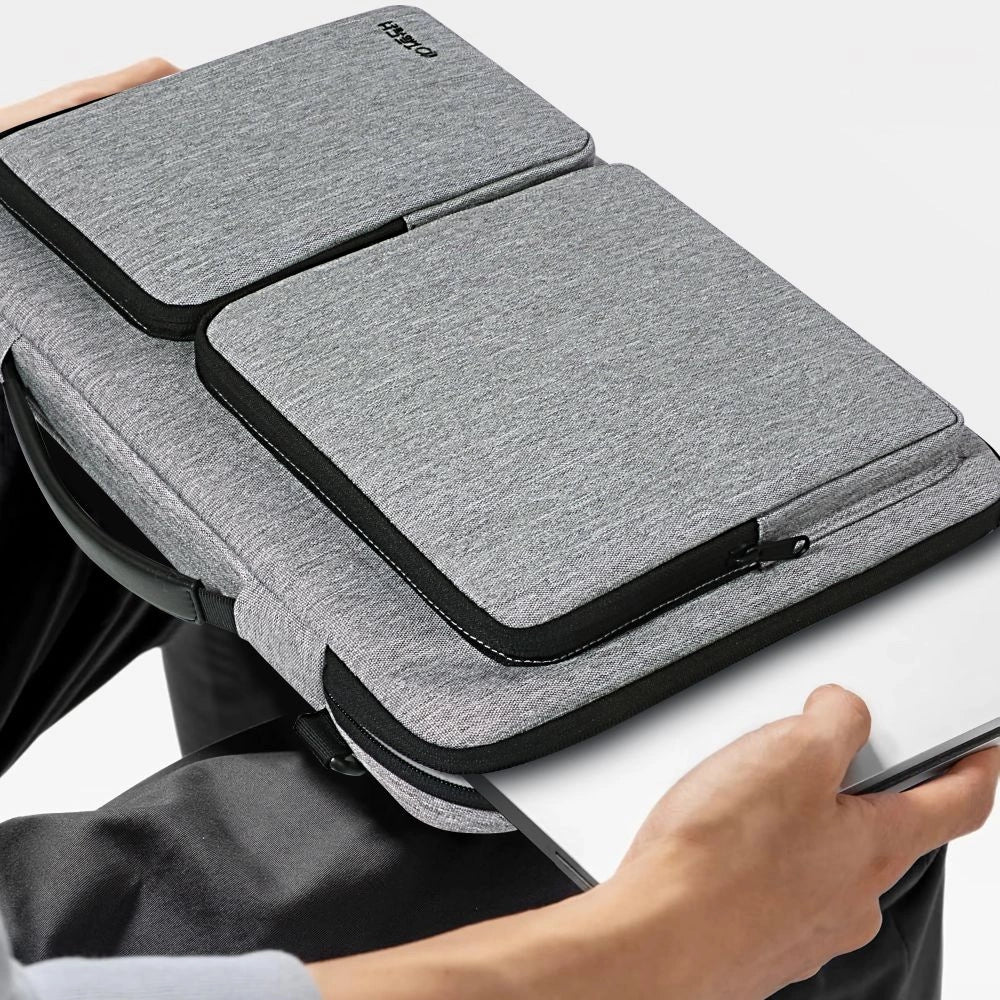 15-16 Tech-Protect Defender Bag Laptop Bag - grå