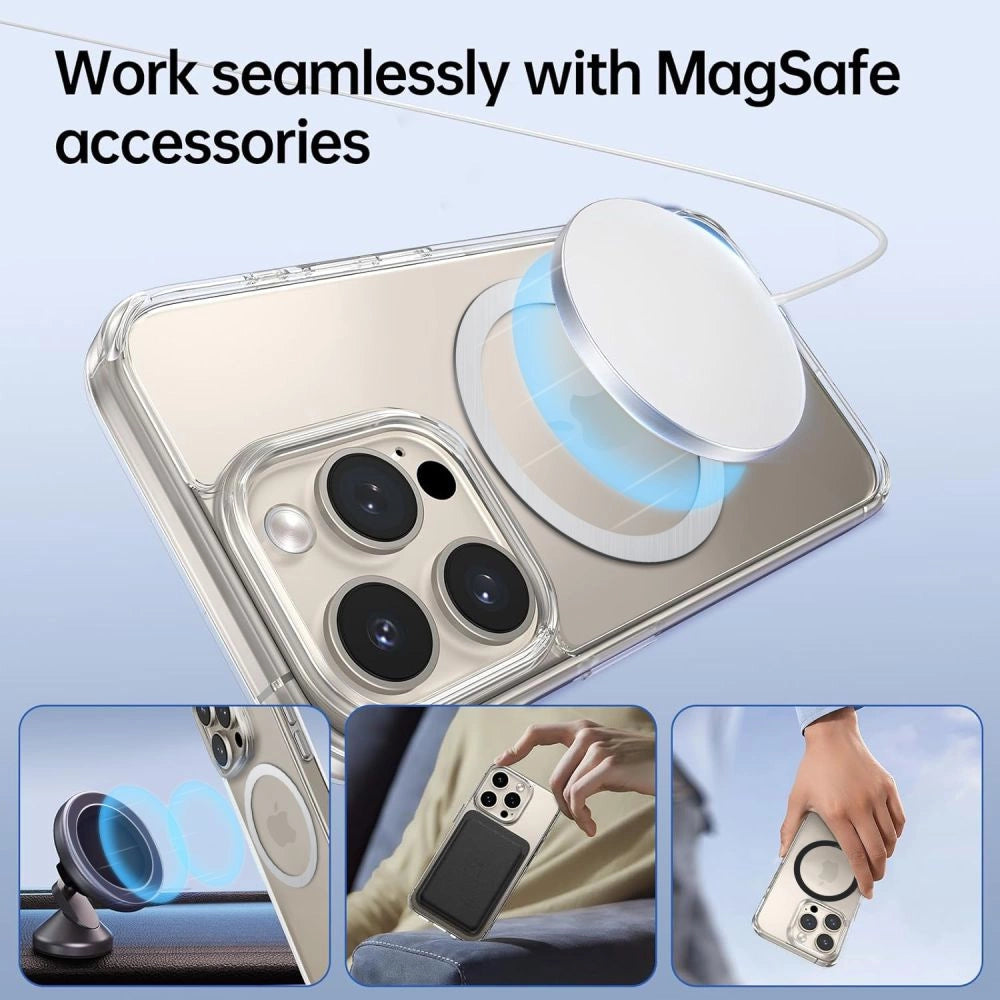 Tech-Protect MMP-110 2in1 Magnetisk Ring med MagSafe - Sølv-Sort