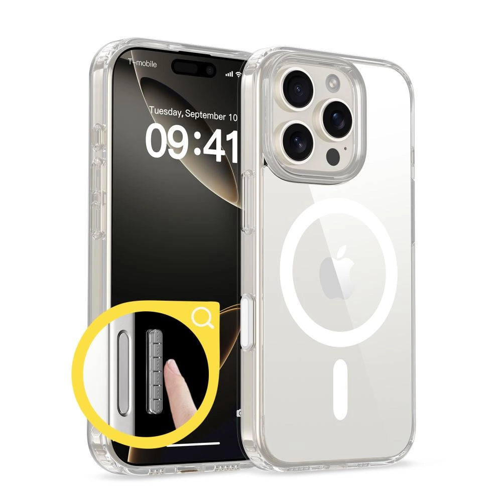 Tech-Protect Flexair Hybrid CC Magsafe iPhone 16 Pro Case - klar
