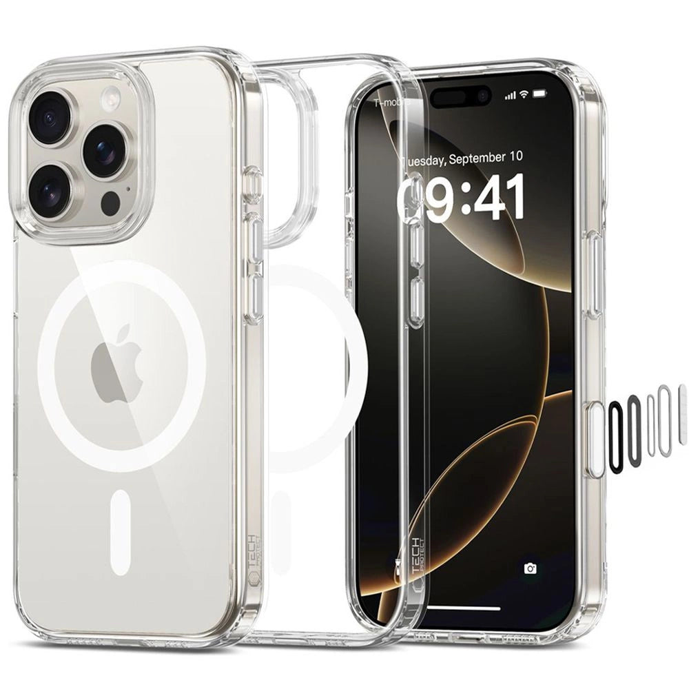 Tech-Protect Flexair Hybrid CC Magsafe iPhone 16 Pro Max Case - klar