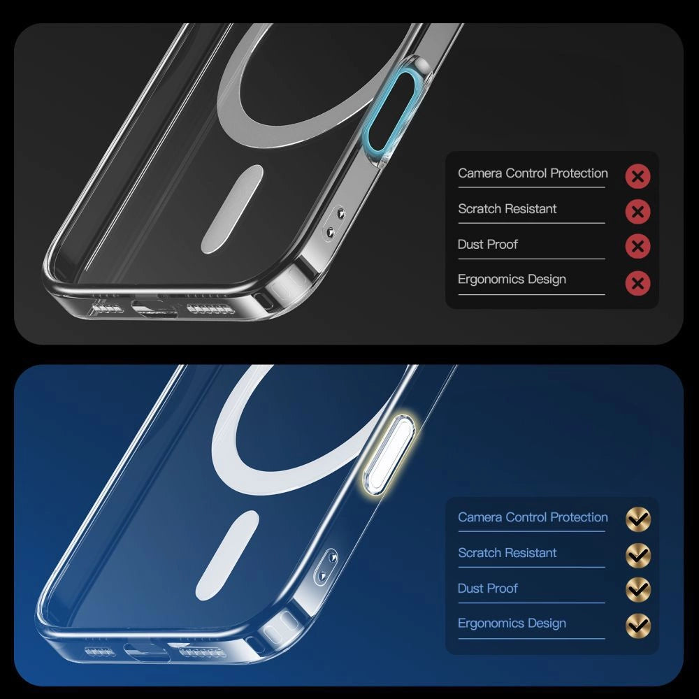 Tech-Protect Flexair Hybrid CC Magsafe iPhone 16 Pro Max Case - klar