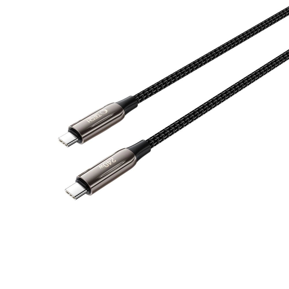 Tech-Protect UB10T Ultraboost USB-C PD240W/QC4.0 Kabel 200 cm - sort