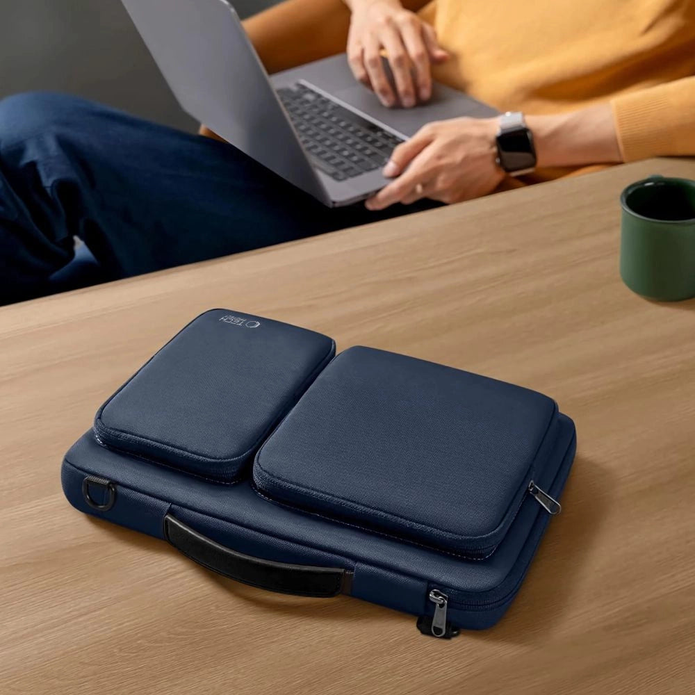 15-16 Tech-Protect Defender Bag Laptop Bag - Blå
